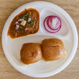 Pav Bhaji, Mumbai street food at Dilli-6 Indian restaurant San Ramon